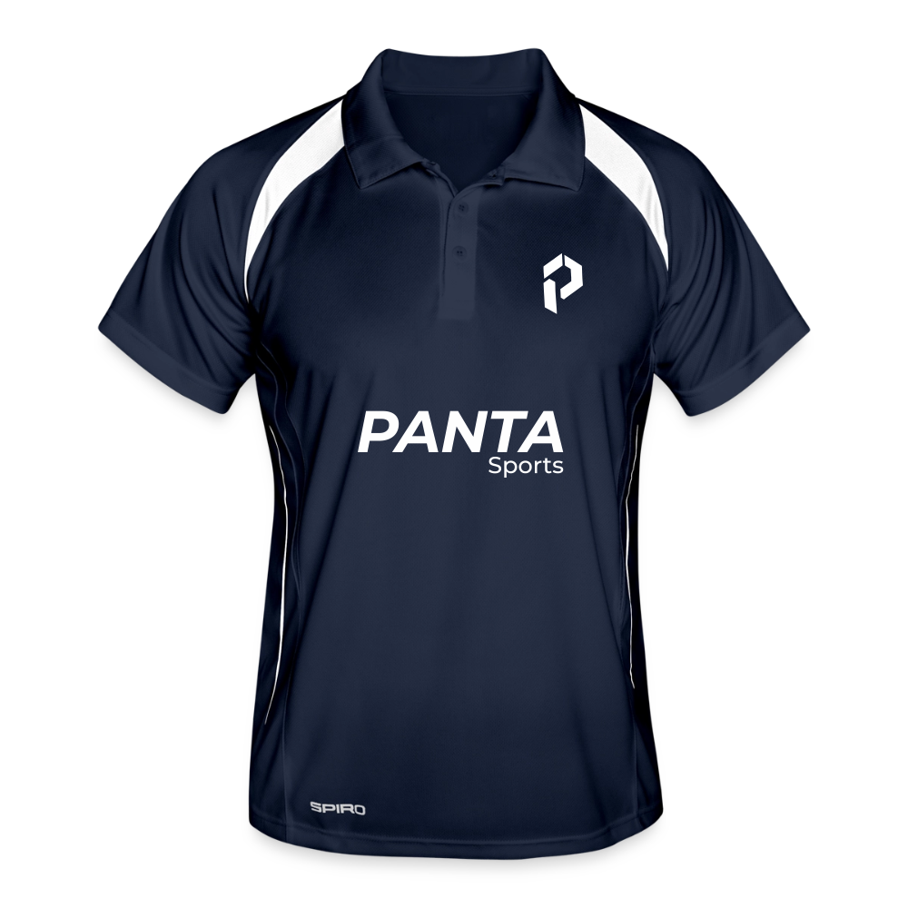 Performance Polo Shirt  | Panta Sports - navy/white